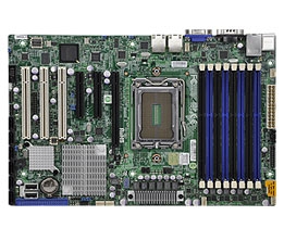 Supermicro A+ H8SGL-F AMD Motherboard ATX Form Factor Single Opteron 6000 series 1944-pin Socket G34 up to 256GB DDR3 RAMS 2 Dual-port GbE Lan 6 SATA2 ports via SP5100 RAID 0,1,10 Integrated Graphics IPMI 2.0 Full Warranty