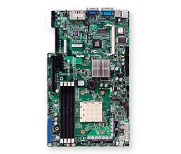 Supermicro MBD-H8SMU
 Dual 1207-pin Socket F GbE LAN Port Matrox Graphic SATA2 controller RAID 0,1,10 IPMI 2.0 Full Warranty