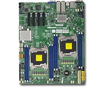 Supermicro X10DRD-ITP Motherboard E-ATX LGA 2011 Intel Xeon Dual Socket R3 supports Intel Xeon processor E5-2600 v4/v3 family; QPI up to 9.6GT/s, Intel C612 chipset