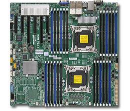 Supermicro MBD-X10DRI-T Motherboard 16x 288-pin Dual socket GbE LAN ports SATA3 controller Full Warranty