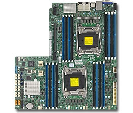 Supermicro X10DRW-N Motherboard Proprietary WIO LGA 2011 Intel Xeon Dual Socket R3 supports Intel Xeon processor E5-2600 v4/v3 family; QPI up to 9.6GT/s, Intel C612 chipset