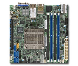 Supermicro X10SDV-16C-TLN4F Motherboard Mini-ITX, Broadwell-DE, Xeon D 16-Core, 7-Year Product Life, Intel Xeon processor D-1587, Single socket FCBGA 1667; 16-Core, 32 Threads, 65W, System on Chip