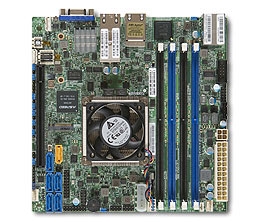 Supermicro X10SDV-6C+-TLN4F Motherboard Mini-ITX, System on Chip, Broadwell-DE, Xeon D 6-Core, 7-Year Product Life, Intel Xeon processor D-1528, Single socket FCBGA 1667; 6-Core, 12 Threads, 35W, System on Chip