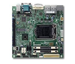 Supermicro MBD-X10SLV 2x 204-pin SO-DIMM socket GbE LAN ports SATA3 controller Full Warranty