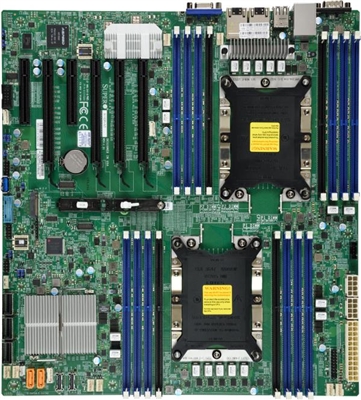 Supermicro MBD-X11DPI-N Motherboard/ Intel C621/ Dual LGA 3647/ E-ATX/ DDR4/Skylake-F CPU Supported