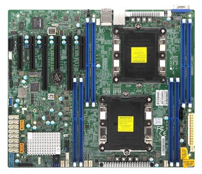 Supermicro MBD-X11DPL-I Motherboard/ Dual LGA 3647/ ATX/ Intel Xeon/ Intel C621/ SATA3/ PCI-E3.0/ 512GB ECC RDIMM/ DDR4/ 1TB ECC LRDIMM