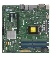 Supermicro X11SCQ-L Motherboard uATX Embedded, 6-Core, 2666MHz DDR4, 8th Generation Intel Core i7/i5/i3/Pentium/Celeron Processor, Single Socket H4 (LGA 1151) supported, CPU TDP support Up to 95W TDP