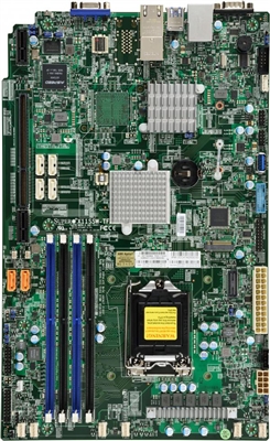 Supermicro X11SSW-TF Motherboard, Proprietary Form Factor, Single socket H4 (LGA 1151), supports Intel Xeon processor E3-1200 v6/v5, Intel 7th/6th Gen. Core i3 series, Intel Celeron and Intel Pentium, Intel C236 chipset