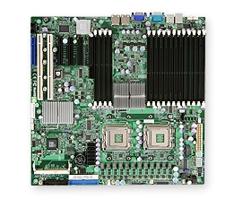 Supermicro MBD-X7DWN+ Dual LGA771 Socket GbE LAN Port ATI Graphics SATA SIMSO IPMI 2.0 Mellanox ConnectX IB Infiniband 20Gbps Full Warranty