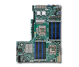 Supermicro MBD-X8DTU-LN4F+ Dual LGA 1366 6 SATA Ports via ICH10R Quad GbE LAN Ports Integrated Matrox G200eW graphics IPMI 2.0 Full Warranty