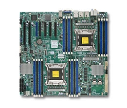 Supermicro MBD-X9DAX-7F Intel Dual Socket R(LGA2011) 10 SATA Ports 8 SAS Port via LSI Dual-Port 10GbE Lan IPMI 2.0 Full Warranty