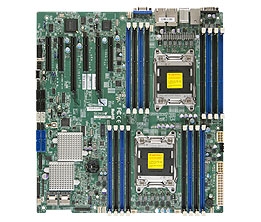 Supermicro MBD-X9DR7-LN4F Intel Dual Socket R(LGA2011) 10 SATA Ports 8 SAS2 Ports via LSI2308 Quad-Port GbE LAN Full Warranty