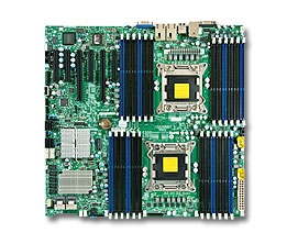 Supermicro MBD-X9DR7-TF+ Intel Dual Socket R(LGA2011) 6 SATA Ports 8 SAS via LSI 2208 Dual-Port 10GBase-T Full Warranty