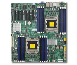 Supermicro MBD-X9DRD-7LN4F Dual Socket R(LGA 2011)  6 SATA Ports 8 SAS Ports via LSI2308 Dual Port GbE LAN IPMI 2.0 Full Warranty
