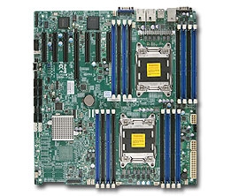Supermicro MBD-X9DRH-iF Dual Socket R(LGA 2011) SATA2 SATA3 Ports Dual ports GbE LAN IPMI 2.0 Full Warranty