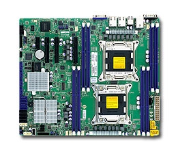 Supermicro MBD-X9DRL-7F Dual Socket R(LGA 2011) SATA2 SATA3 Ports 8 SAS Ports from LSI2208 2 GbE Ports IPMI 2.0 Full Warranty