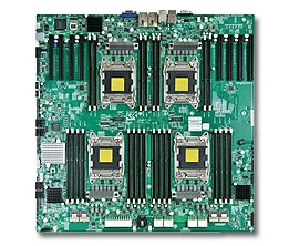 Supermicro MBD-X9QR7-TF-JBOD Quad Socket R(LGA 2011)  10x SATA Ports Dual Port 10GBase-T IPMI 2.0 Full Warranty