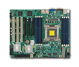 Supermicro  MBD-X9SRE Single socket R (LGA 2011)  4 SATA ports via SCU Dual port GbE LAN DDR2 graphics Full Warranty
