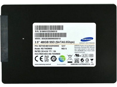 Samsung MZ7WD480HAGM-00003 SM843T Data Center Series 2.5 inch 7mm SSD