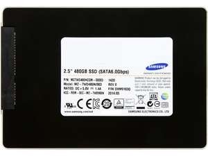 Samsung MZ7WD480HCGM-00003 Solid State Drive SM843Tn 480GB SATA 6Gb/s MLC 2.5" 7.0mm 19nm