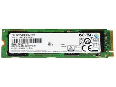 Samsung SM951 M.2 512GB PCie Gen3x4 Solid State Drive MZVPV512HDGL-00000