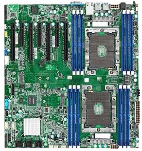 Tyan Tempest EX S7100-EX S7100AGM2NR-EX Motherboard, Intel C621, LGA 3647/2, DDR4-2666 1.5TB 3DS LRDIMM / 12, SATADOM / 2, VGA, GbLAN / 2, SSI EEB