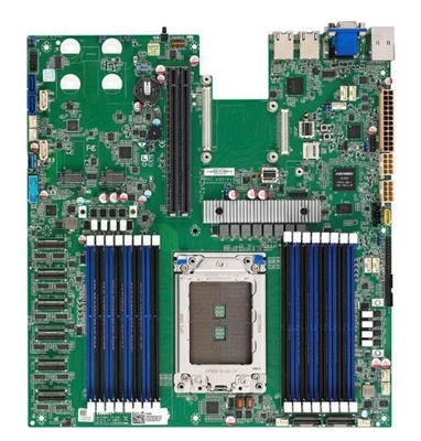 Tyan Tomcat SX S8036 S8036GM2NE Server board, AMD SoC, SP3, DDR4-3200 4TB 3DS LRDIMM / 16, SATADOM / 2, VGA, GbLAN / 2, E-ATX Motherboard