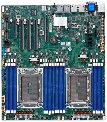 Tyan S8253GM4NE-2T Server Board DP AMD EPYC 7002/7003 Series DDR4 16SATA Ports (2) GbE + (2) 10GbE + (1) GbE IPMI, EATX
