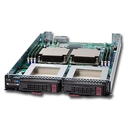 Supermicro SBI-7126T-T1L Blade Module DP Xeon 5600 LGA1366 Six-Core DDR3 2x3.5-in HDD IPMI GbE