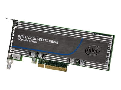 Intel SSDPECME016T4 P3608 1.6TB, NVMe PCIe 3.0 X8 HET MLC HHHL AIC 20nm 3DWPD