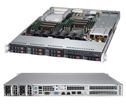 Supermicro SuperServer SYS-1027R-72RFTP Dual LGA2011 700W/750W 1U Rackmount Server Barebone System (Black)