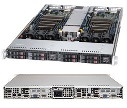 Supermicro 1U Server SYS-1027TR-TF Barebone LGA 2011 Dual socket R  supports Intel Xeon processor E5-2600 Family 1 dedicated LAN for system management4x 2.5" Hot-swap SATA HDD Bays 1280W Digital Switching Power Supply Full Warranty