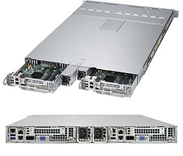 Supermicro SYS-1028TP-DC1FR TwinPro SuperServer 1U Rackmount Pluggable Server