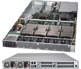 Supermicro SYS-1029GQ-TVRT GPU Server, SuperServer, 1U Rackmount, Dual LGA 3647, NVDIA V100 SXM2, MBD-X11DGQ embedded