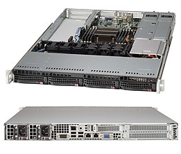 SUPERMICRO SYS-5017R-WRF 1U Rackmount Server Barebone LGA 2011 Intel C602 DDR3 1600/1333/1066