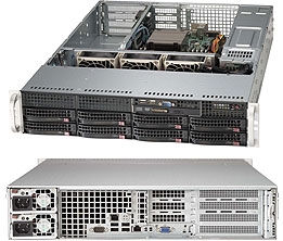 Supermicro 2U Server Barebone SYS-5027R-WRF Single socket R (LGA 2011) supports Intel Xeon processor E5-2600 Intel C602 Chipset 8x 3.5" Hot-swap drive bays Intel i350 Dual Port GbE IPMI 2.0 and KVM 500W Redundant Power Supplies Full Warranty