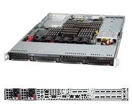 Supermicro 1U Server SYS-6017R-N3RF4+ Dual socket R LGA 2011 supports Intel Xeon processor E5-2600 Intel i350 GbE Controller 4x Hot-swap 3.5" SAS/SATA HDD Bays 750/700W Redundant Power Supplies SAS from C606 RAID 0, 1, 10 support Full Warranty