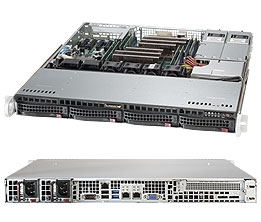 Supermicro SYS-6018R-MTR SuperServer (Black) Full Warranty