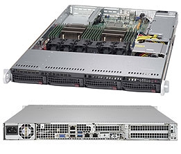 Supermicro SYS-6018R-TDW SuperServer (Black) Full Warranty