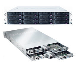 Supermicro 2U Server SYS-6026TT-HIBXRF 8 Quad-Core E5520 2.26Ghz processors 12 x 2TB Hot-swap 3.5â€˜â€™ SATA 192GB DDR3-1333 ECC/Registered memories IPMI2.0 1400W Gold Level Power Supply Full Warranty