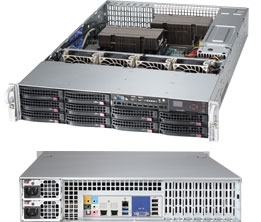 Supermicro Superserver SYS-6027AX-72RF-HFT1 2U DP Xeon E5-2687W LGA2011 8-Core DDR3 10x3.5" SATA3 SAS2 Hot-Swap R1280W