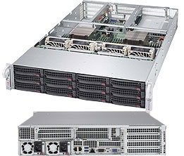 Supermicro SYS-6028U-TR4+ SuperServer (Black) Full Warranty