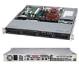 Supermicro 1U Server 80 Plus Gold 350watts 2 Quad-Core Intel Xeon E5520 smart Cache 24GB DDR3-1333 ECC/REG memory 4x1 TB enterprise SATA Hard Drive Full Warranty  FREE GROUND SHIPPING