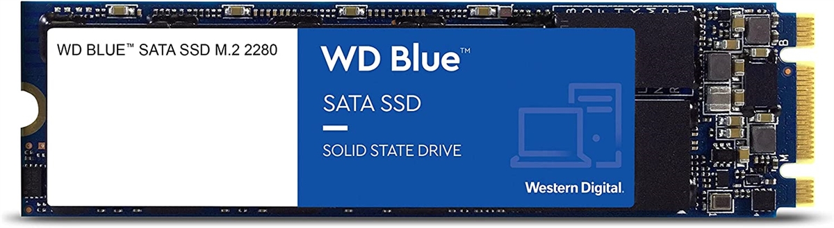 Western Digital WDS100T2B0B 1TB WD Blue 3D NAND Internal PC SSD SATA III 6  Gb/s, M.2 2280 Up to 560 MB/s