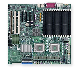 Supermicro X7DBE  Dual LGA771 Socket GbE LAN Port ATI Graphics SATA SIMSO  20Gbps Full Warranty