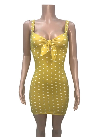 Yellow_polka_dot_body_con_dress
