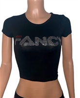 Sexy_black_Fancy_bejeweled_crop_top