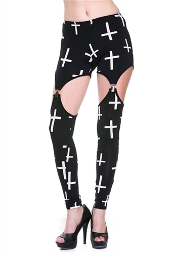 sexy_black_white_cross_cut out_leggings
