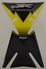 Honda CBR CARBON FIBER Look Tank Pad - Yellow