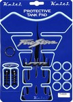 Keiti Blue with Flames Honda FireStorm Tank Pad with VTR Logo